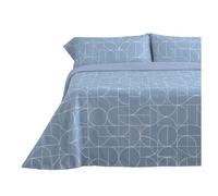 Juego de sábanas 144 hilos form azul cama 135cm (3 piezas) donegal collections