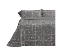 Juego de sábanas 144 hilos form gris cama 90cm (3 piezas) donegal collections