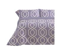 Juego de sábanas 144 hilos lian malva cama 90cm (3 piezas) donegal collections