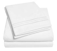 Juego de sábanas 1500 Supreme Collection - Tejido de Piel de melocotón de Calidad y de máximo Lujo - Desde 2012 - Sábana Bajera - Sábanas hipoalergénicas - Más de 40 Colores Disponibles