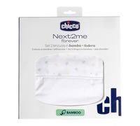 Juego de Sábanas Chicco de Bambú para Next2Me Forever - 2 Piezas y Funda de Almohada Foliage