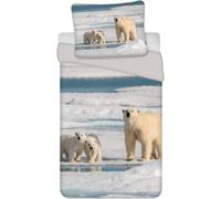 Juego De Sábanas Con Oso Polar 135 X 200 CM 100% Algodón