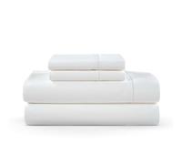 Juego de sábanas de algodón, transpirables y refrescantes, sábanas de lujo de hotel, extra suaves, de fácil ajuste, juego de 4 piezas, 600 hilos, sin arrugas, bolsillo de 32 cm de profundidad, color