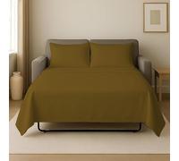 Juego De Sábanas De Lujo De 4 Piezas para Sofá Cama Tamaño King, 100% Algodón Egipcio, 800 Hilos, Apto para Colchones De hasta 6 Pulgadas De Grosor, Taupe Queen-XL Size (60 x 80 x 6)