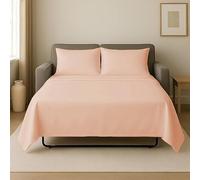 Juego De Sábanas De Lujo De 4 Piezas para Sofá Cama Tamaño King, 100% Algodón Egipcio, 800 Hilos, Apto para Colchones De hasta 6 Pulgadas De Grosor, Blush Queen-XL Size (60 x 80 x 8)