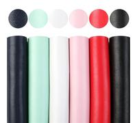 Juego de sábanas de tela de cuero sintético de PU for manualidades DIY