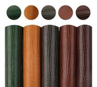 Juego de sábanas de tela de cuero sintético de PU for manualidades DIY