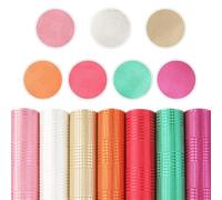 Juego de sábanas de tela de cuero sintético de PU for manualidades DIY