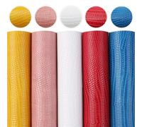 Juego de sábanas de tela de cuero sintético de PU for manualidades DIY