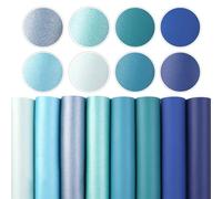 Juego de sábanas de tela de cuero sintético de PU for manualidades DIY
