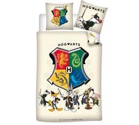 Juego De Sábanas Hogwarts Looney Tunes 135 X 200cm
