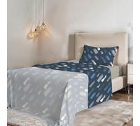 Juego DE SÁBANAS Individual SIN Plancha Fantasy - Fabricado en Italia - Microfibra - Encimera 150x270 cm, Bajera 90x200 cm con Esquinas elásticas de 25 cm, Funda de Almohada 50x80 cm - Gessetti