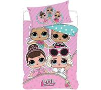 Juego DE SÁBANAS LOL Surprise Let's BE Friends Cama DE 90cm y 105cm (Funda Nordica 2p 90cm (150x220cm))