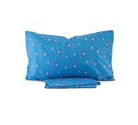 Juego de sábanas oficial del club de fútbol SSC Napoli, para cama de una plaza y media, con estampado de escudos. P449