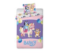 Juego De Sábanas Para Bebé Bluey Unicornio 2 Piezas 100x135 Cm 40x60 Cm Algodón