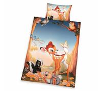 Juego De Sábanas Para Bebé Disney Bambi Y Klopfer 100 X 135 Cm 100% Algodón