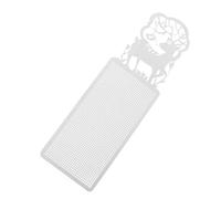 Juego de Sábanas para Bordar Metálico Plata, Marcapáginas DIY | Malla de Cobre Patrón Animal Hueco, Corte Fácil, para Lectura, Manualidades y Colgantes