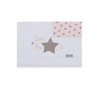 Juego de Sábanas para Cuna Love You - Rosa Interbaby