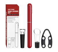 Juego De Sacacorchos - Herramienta Portátil de Viaje para Quitar Corchos - Abrebotellas de Vino con Bomba de Aire a Presión - Para Cocina Bar Hogar Fiestas y Bodas