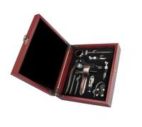 Juego de sacacorchos profesional para vino, sacacorchos con funda, tapones al vacío, vertedor para cumpleaños, boda, juego de sacacorchos
