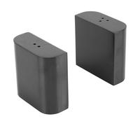 Juego de salero y coctelera de acero inoxidable 304, tarros de condimentos elegantes y duraderos para cocina, mesa de comedor, acero inoxidable, 5x5x2cm, 2 uds.