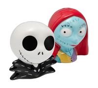 Juego de salero y pimentero con licencia oficial de Disney, Jack Skellington & Sally para decoración de cocina y hogar, regalo de inauguración de la casa, decoración de Halloween y Navidad | Paladone