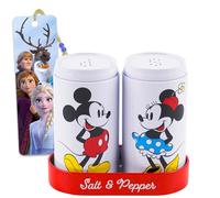 Juego de salero y pimentero de Mickey y Minnie. El paquete de accesorios de cocina de Mickey y Minnie, incluye un marcapáginas, decoración de cocina de Disney