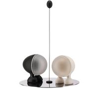 Juego de salero y pimentero (negro acero inoxidable y blanco) - ALESSI