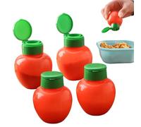 Juego de salero y pimienta, para sal y pimienta, 4 unidades rellenables para especias, accesorios de cocina, decoración de mesa para barbacoa con tapa