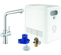 Juego de salida en L GROHE Blue Professional, batería de fregadero de una man...