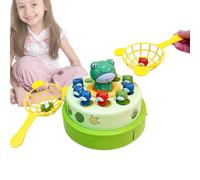 Juego De Saltar Y Atrapar - Juguetes Giratorios Brillante - Juguete Rana Musical Eléctrico Giratorio con Luces Familiares