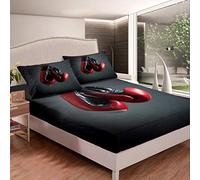 Juego de sanas de Boxeo con Tema Deportivo Juego de Ropa de Cama para NIS y Hombres Guantes de Boxeo Sana Bajera Ajustable Resistente a Las Manchas Juegos de Pugilismo decoraci de la habitaci Tama in