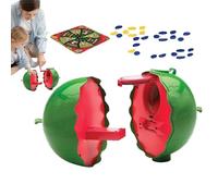 Juego de sandía Crack - Juego de mascar sandía, juguete de sandía para niños, juego interactivo para fiestas familiares, suministros educativos para fiestas