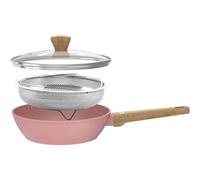 Juego de Sauteuse Arthur Martin AM0333 Cerámico Rosa 3 Piezas Inducción