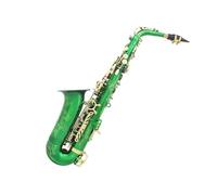 Juego De Saxofón Alto Verde En Mib Con Caja Y Accesorios Saxofón Para Principiantes(Saxophone set 1)