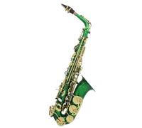 Juego De Saxofón Alto Verde En Mib Con Caja Y Accesorios Saxofón Para Principiantes(Saxophone set 3)