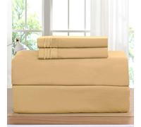 Juego de sαbanas de lujo Elegant Comfort en Amazon 1500 Premier, resistente a las arrugas, a la decoloraciσn y a las manchas, juego de sαbanas de