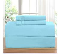 Juego de sαbanas de lujo Elegant Comfort en Amazon 1500 Premier, resistente a las arrugas, a la decoloraciσn y a las manchas, juego de sαbanas de