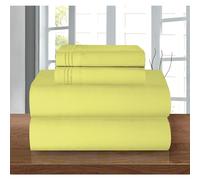 Juego de sαbanas de microfibra de lujo de 4 piezas, calidad hotelera premium 1500, elegante y cσmodo, sαbana ajustable elαstica resistente a las