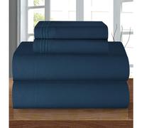 Juego de sαbanas de microfibra de lujo de 4 piezas, calidad hotelera premium 1500, elegante y cσmodo, sαbana ajustable elαstica resistente a las