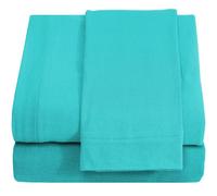 Juego de sαbanas Hospital Twin extralargo 100% algodσn - Suave y cσmodo - de Crescent Bedding -Twin XL Aqua Blue