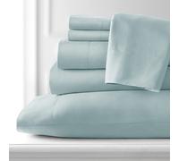 Juego de sαbanas Hospital Twin extralargo 100% algodσn - Suave y cσmodo - de Crescent Bedding -Twin XL Mint Blue