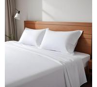 Juego de sαbanas Simple Deluxe King Size de 4 piezas, microfibra ligera, sϊper suave y de fαcil cuidado, sαbanas cσmodas, transpirables y refresc