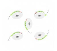 Juego de sedales de pesca con flotador de siete estrellas y material de nailon fuerte, soporta varios tipos de anzuelos y técnicas de pesca en entornos de agua dulce (gancho único, 18 pies)