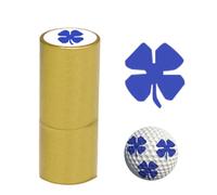 Juego de sello de bola de golf genérico - Quick Drying Waterproof Metal Stamp Kit | Personalizado Golf Ball Identification Tool | for Golfers, Includes Blue Ink & Gift Box, Clear Imprints & Easy Carry