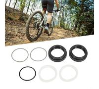 Juego de sellos antipolvo para horquilla de bicicleta de 30 a 40 mm con anillo de sellado de esponja de bobina de resorte para FOX para bicicleta Rockshox, piezas de reparación de horquilla de
