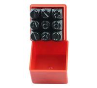 Juego de sellos con letras y números Juego de sellos for manualidades cuero con números, herramientas perforación acero for marcar o Metal(8MM Digital Set)