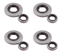 Juego de sellos de aceite de repuesto de 4 piezas para MS380 MS381 038 Motosierra Motor Fit 9640 003 1880 Mantenimiento de herramientas de corte al aire libre