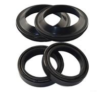 Juego de sellos de aceite y polvo para horquillas delanteras de motocicleta, 43 x 55 x 11 mm, ideal para fugas de aceite y contaminantes