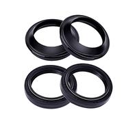 Juego de sellos de aceite y sellos de horquilla delantera mejorados de 41 mm x 53 mm x 8/10,5 mm, accesorios ligeros para coche, 2 piezas